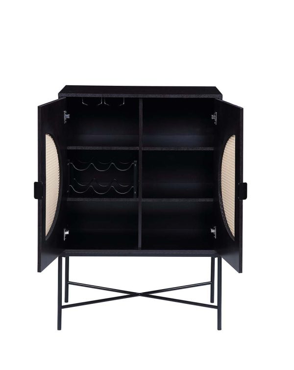 Colson - Wine Cabinet - Black Finish Online now