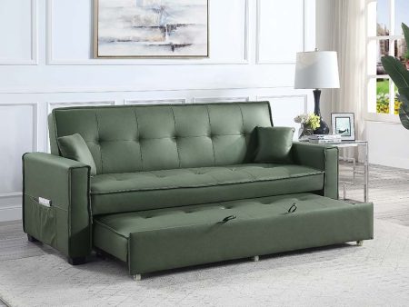 Octavio - Sofa - Green Fabric For Discount