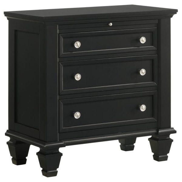 Sandy Beach - 3-drawer Nightstand Supply