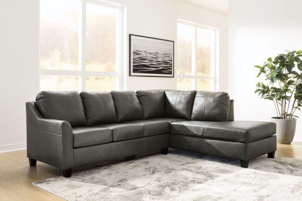 Valderno - Fog - 2-Piece Sectional With Raf Corner Chaise Supply