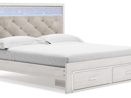 Altyra - White - King Upholstered Storage Bed Supply