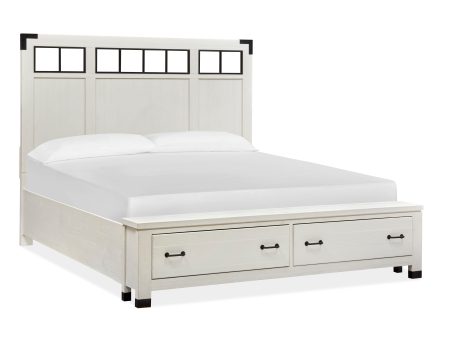 Harper Springs - Complete Panel Storage Bed With Metal Headboard Supply