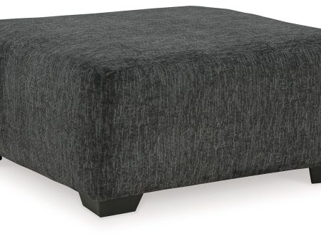 Biddeford - Shadow - Oversized Accent Ottoman Online