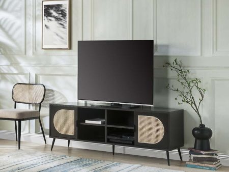 Colson - TV Stand - Black Finish Supply