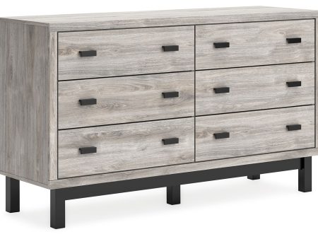 Vessalli - Black   Gray - Six Drawer Dresser For Sale