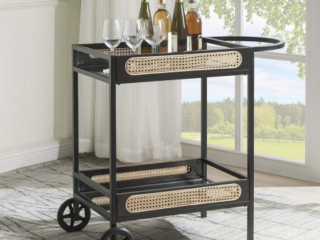 Colson - Serving Cart - Black Finish Hot on Sale