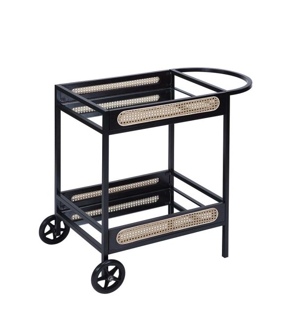 Colson - Serving Cart - Black Finish Hot on Sale