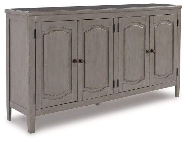 Charina - Antique Gray - Accent Cabinet For Discount