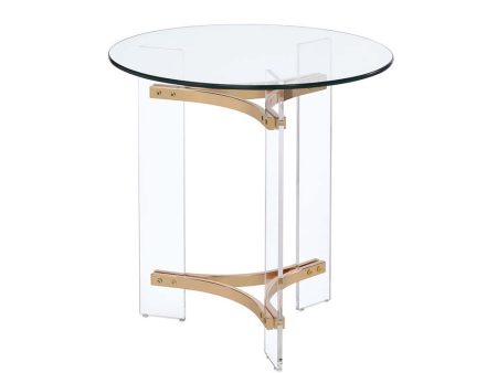 Sosi - End Table - Gold Finish For Cheap