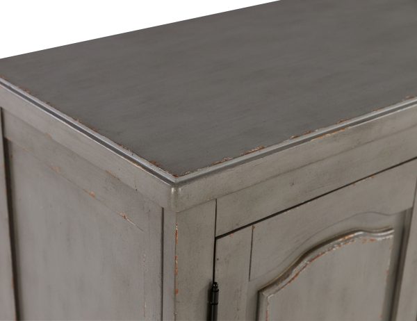 Charina - Antique Gray - Accent Cabinet For Discount