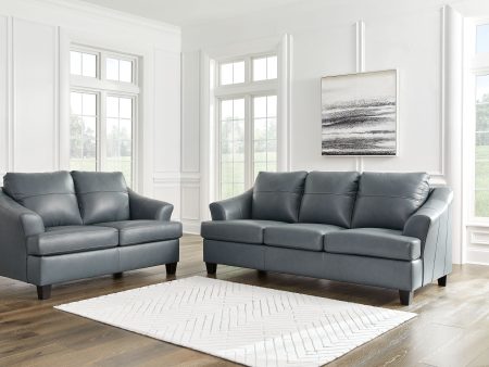 Genoa - Steel - 2 Pc. - Sofa, Loveseat Online