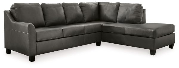 Valderno - Fog - 2-Piece Sectional With Raf Corner Chaise Supply