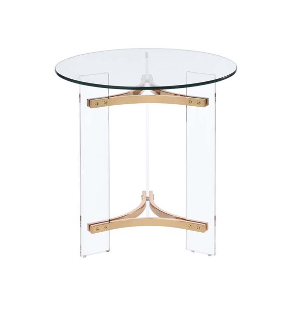 Sosi - End Table - Gold Finish For Cheap