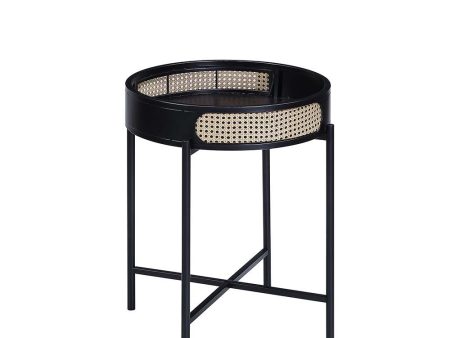 Colson - End Table - Black Finish - 24  Cheap