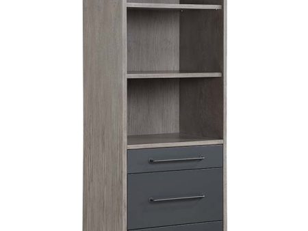 Estevon - Bookshelf - Gray Oak Finish Online now