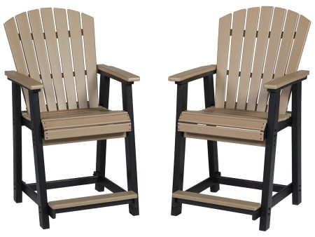 Fairen Trail - Black   Driftwood - Barstool (Set of 2) Online now