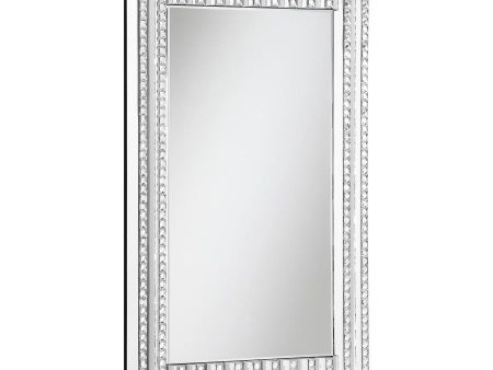 Aideen - Acrylic Crystal Wall Mirror - Silver Online Sale