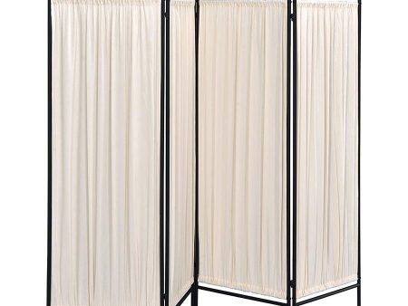 Dove - 4-Panel Room Divider Folding Shoji Screen - Beige Online Sale