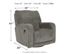 Wittlich - Slate - Swivel Glider Recliner For Discount