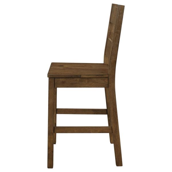 Coleman - Wood Counter Chair (Set of 2) - Rustic Golden Brown For Discount