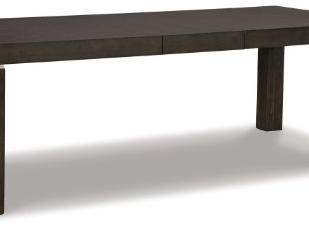 Hyndell - Dark Brown - Rectangular Dining Room Extension Table Online Hot Sale