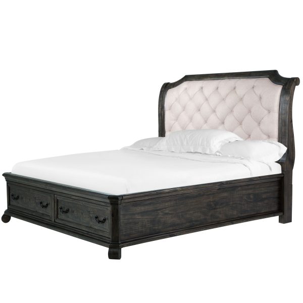 Bellamy - Complete Sleigh Storage Bed Cheap