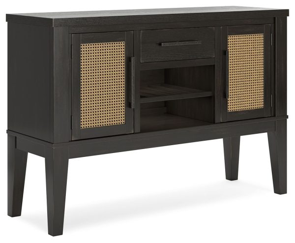 Galliden - Black - Dining Room Server Online Sale