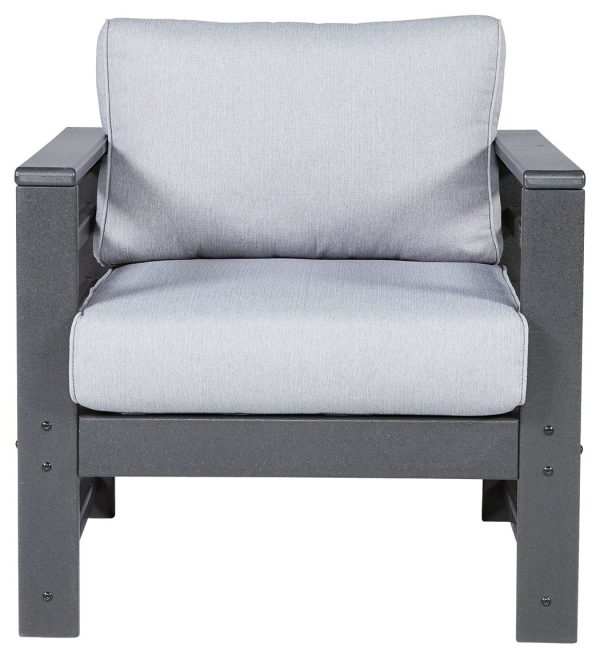 Amora - Charcoal Gray - Lounge Chair w Cushion (Set of 2) Supply