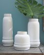 Jayden - White - Vase Set (Set of 3) For Discount