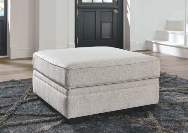 Dellara - Chalk - Ottoman With Storage Online Hot Sale