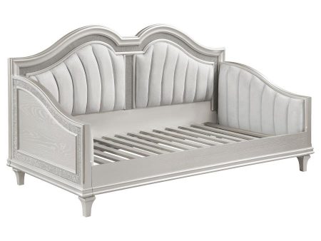 Evangeline - Upholstered Twin Daybed - Silver Oak For Discount