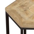 Adger - 2 Piece Hexagonal Nesting Tables - Natural And Black Sale