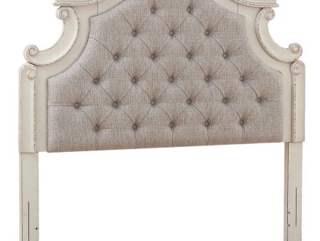 Realyn - Chipped White - Full UPH Panel Headboard For Discount