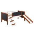 Aurea - Twin Loft Bed - Cherry Oak & White Finish Sale