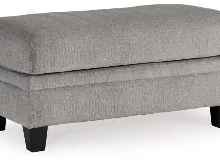 Davinca - Charcoal - Ottoman on Sale