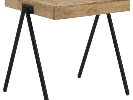 Avery - Square Solid Mango Wood Side End Table - Natural Online Hot Sale