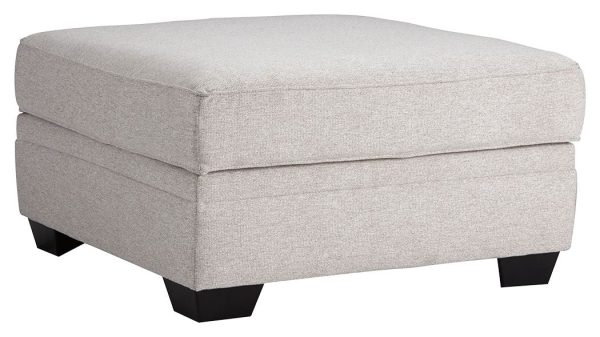 Dellara - Chalk - Ottoman With Storage Online Hot Sale