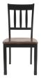 Owingsville - Black   Brown - Dining Room Side Chair (Set of 2) Online Hot Sale