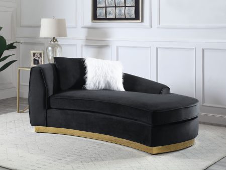 Achelle - Chaise - Black Velvet Discount