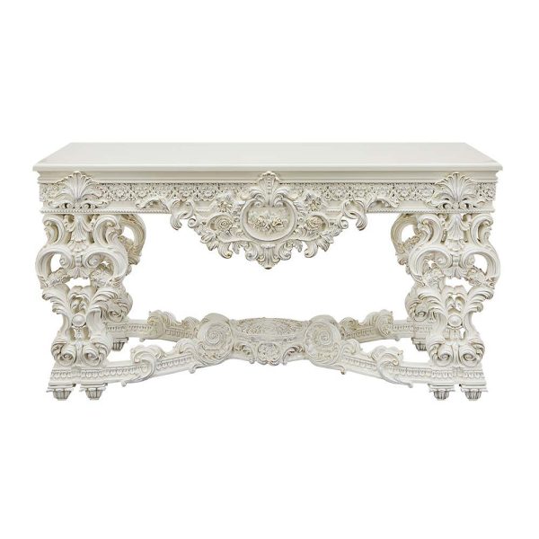 Adara - Sofa Table - Antique White Finish Online Sale