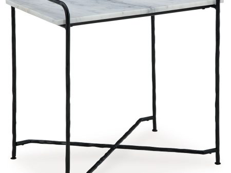 Ashber - White   Black - Accent Table Cheap