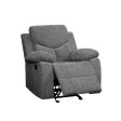 Kalen - Glider Recliner - Gray Chenille Online Sale