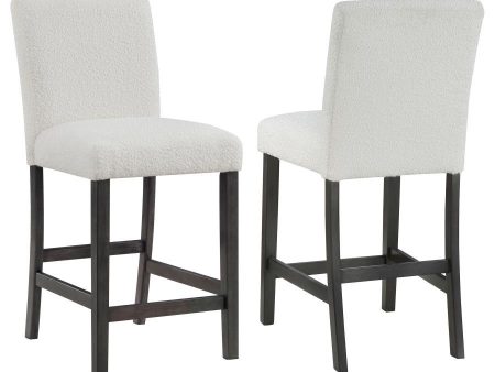 Alba - Boucle Upholstered Counter Height Dining Chair (Set of 2) Online