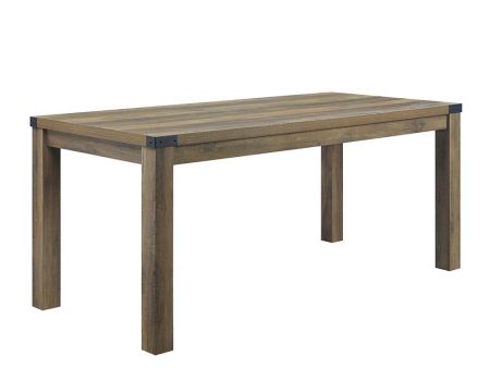 Abiram - Dining Table - Rustic Oak Finish Cheap