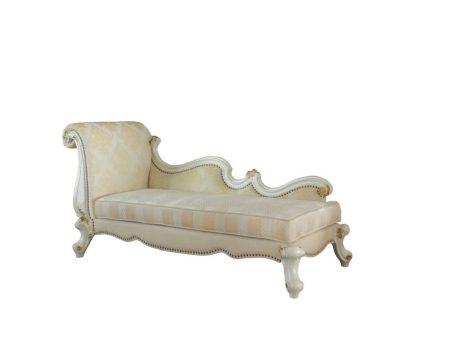 Picardy - Chaise - Antique Pearl & Fabric Online Hot Sale