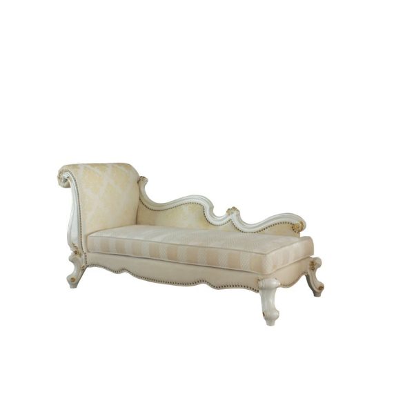 Picardy - Chaise - Antique Pearl & Fabric Online Hot Sale