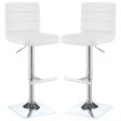 Bianca - Square Upholstered Adjustable Bar Stools (Set of 2) Fashion