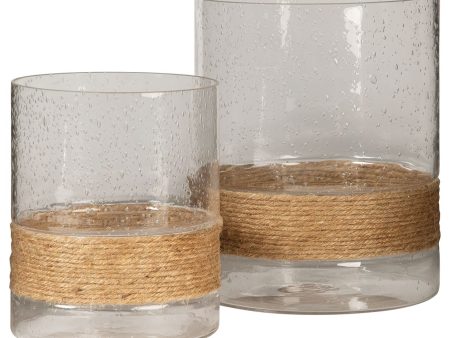 Eudocia - Clear - Candle Holder Set (Set of 2) Cheap