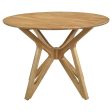 Elowen - 5 Piece Round Solid Wood Dining Set - Light Walnut Online now