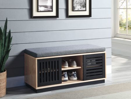 Gamaliel - Bench - Oak & Espresso Finish Fashion